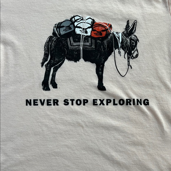 The North Face Light Peach Donkey Graphic Tee Size S - Picture 15 of 15
